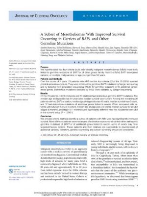 journal of clinical oncology